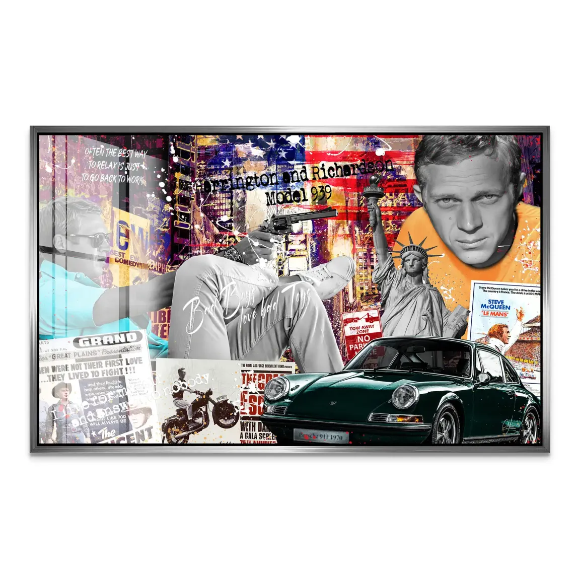 American Legend Steve McQueen Acrylglas Bild