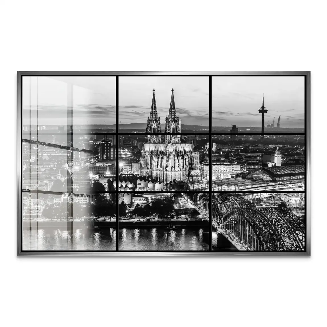 Köln Noir View Acrylglas Bild