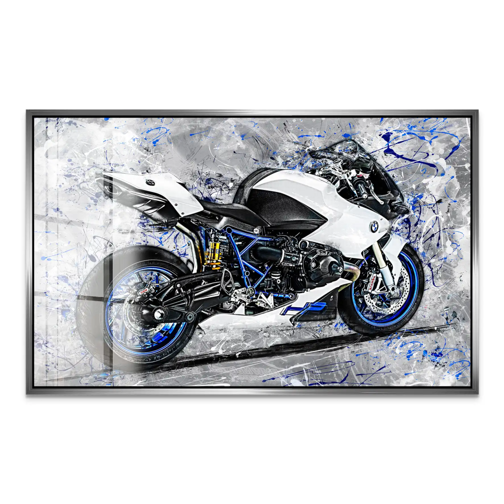 BMW HP2 Abstrakt Art Acrylglas Bild INGALERIE