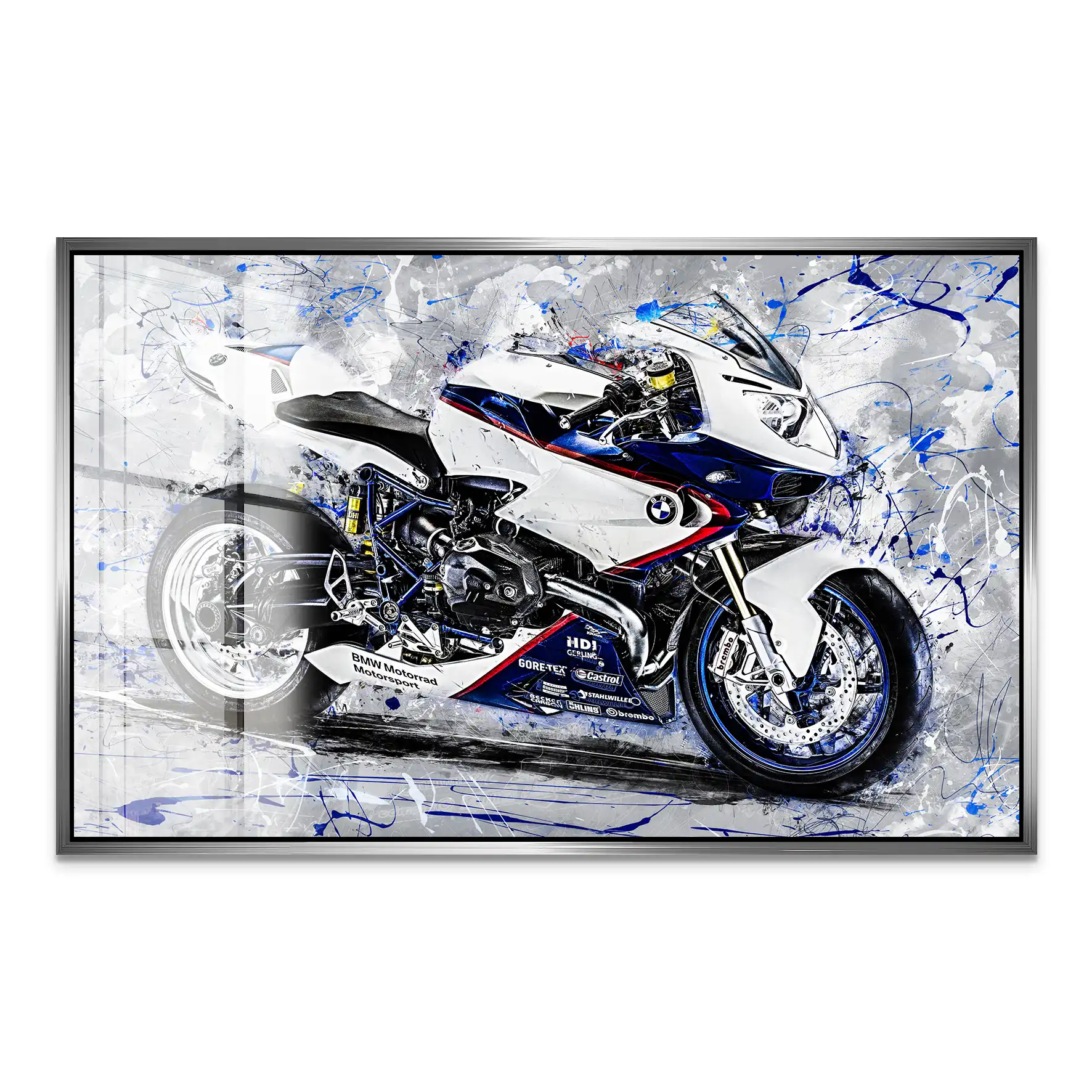 BMW HP2 Sport Abstrakt Acrylglas Bild INGALERIE
