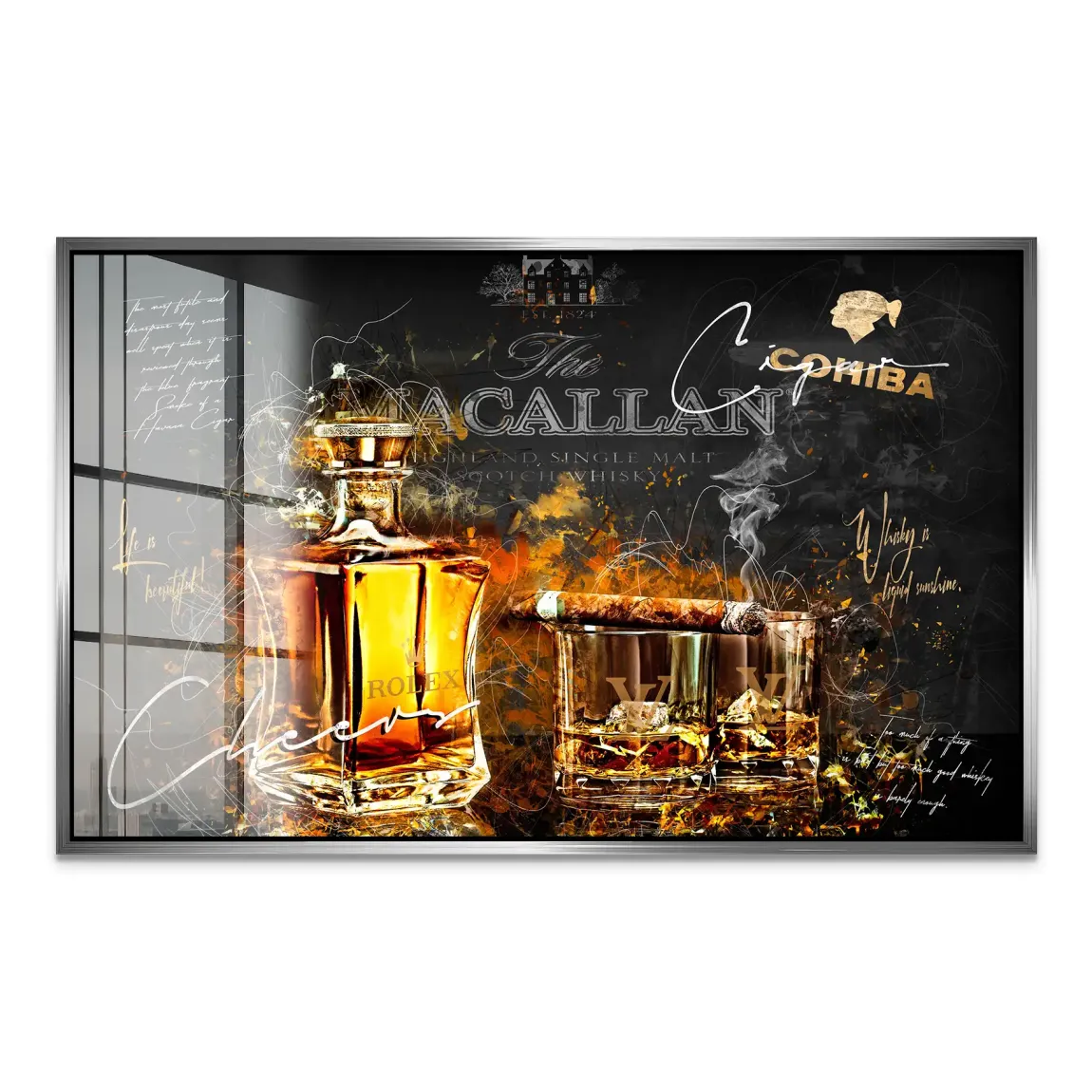 Whisky Lifestyle Art Acrylglas Bild INGALERIE