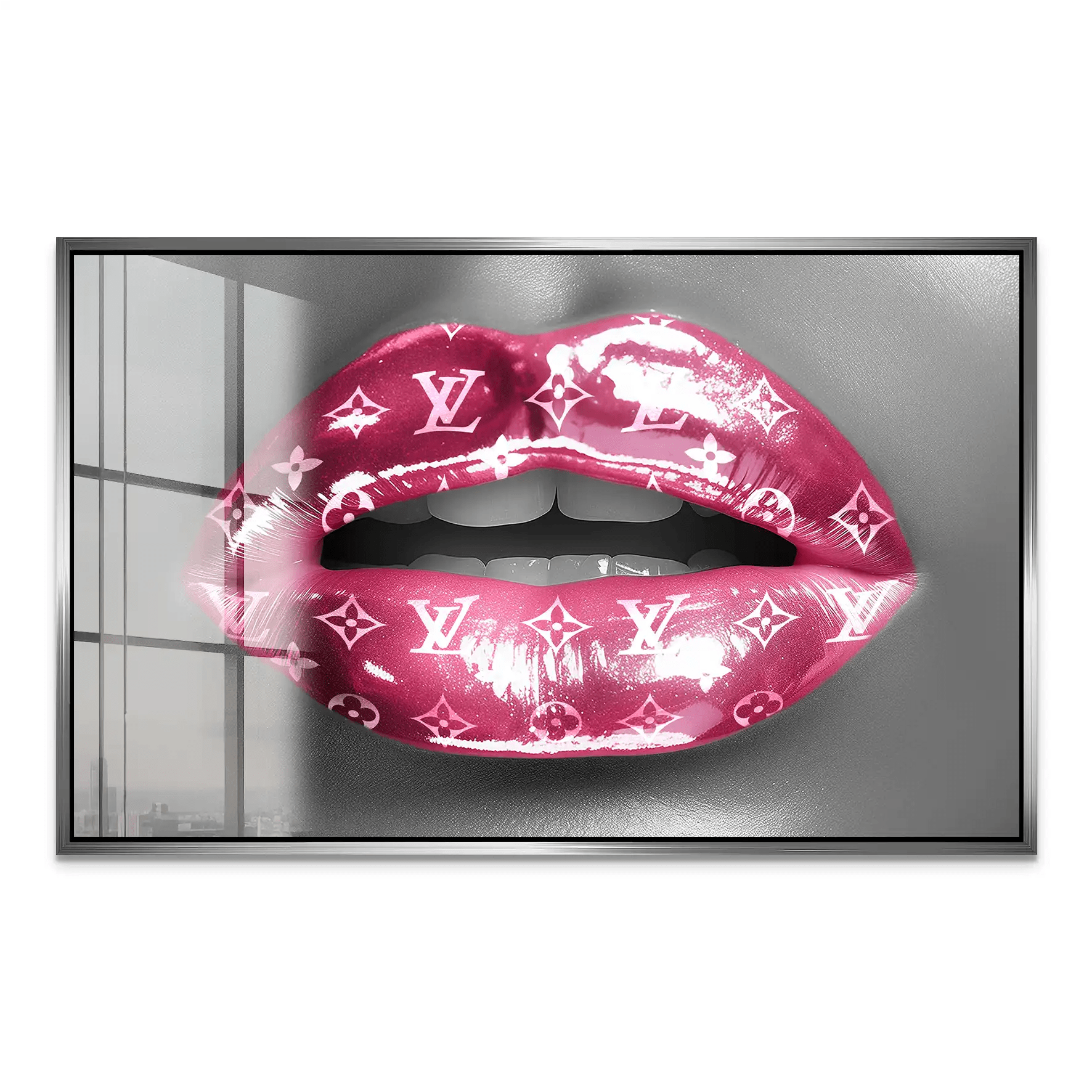 Pink Louis Lips Acrylglas Bild INGALERIE