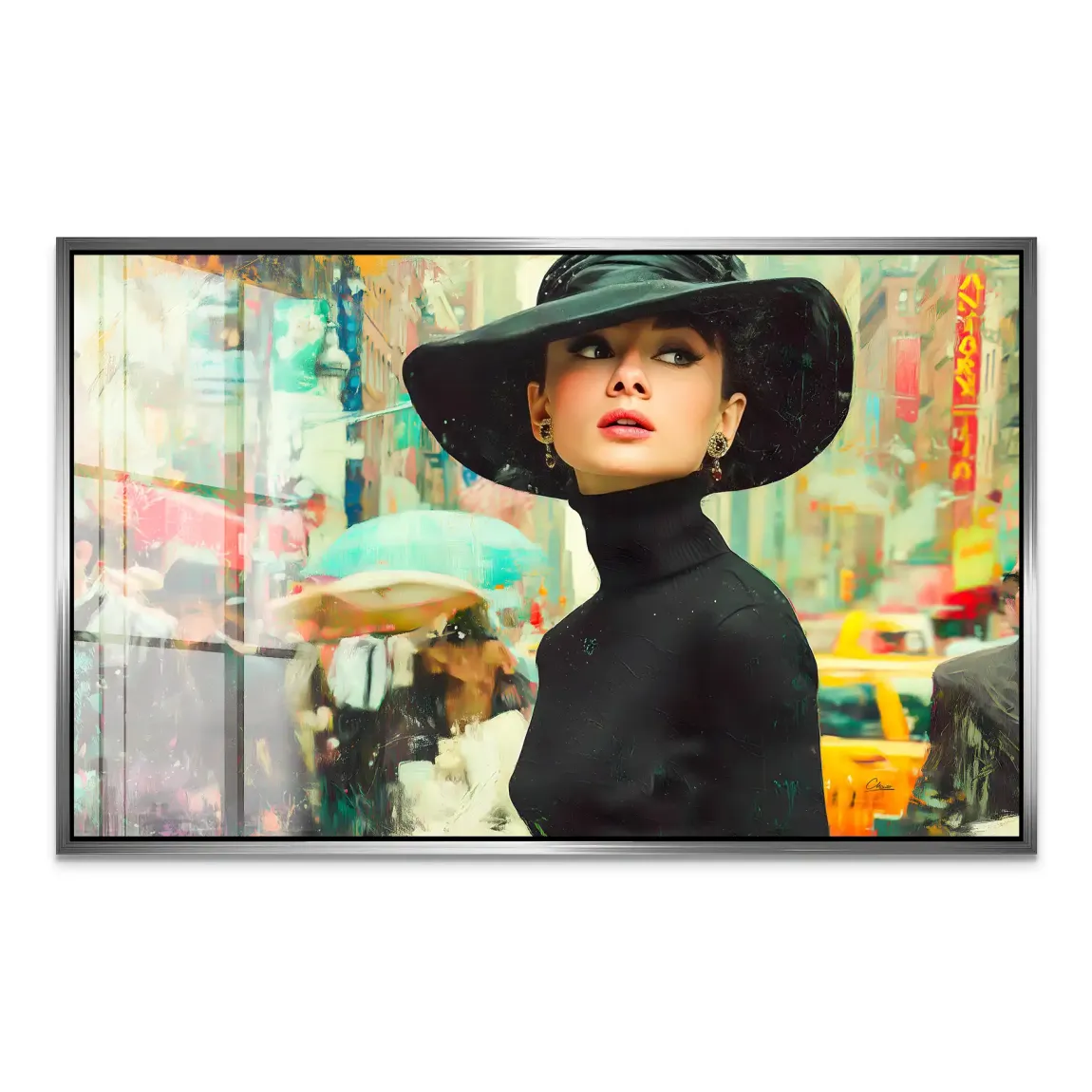 Audrey in New York Acrylglas Bild INGALERIE