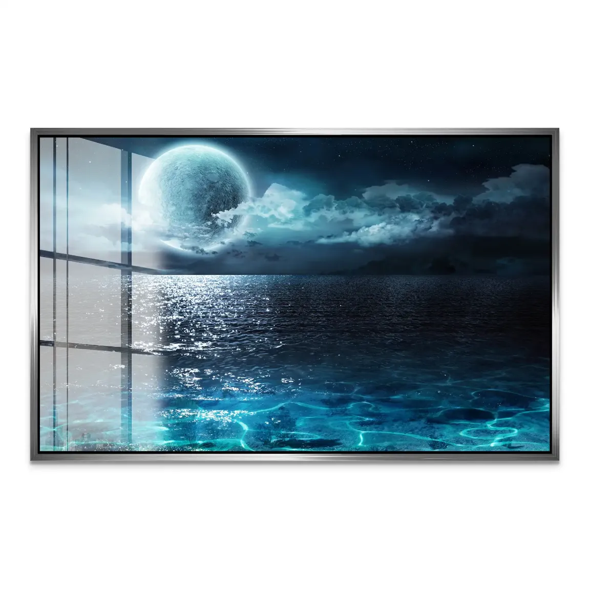 Moonlight Ocean Dream Acrylglas Bild
