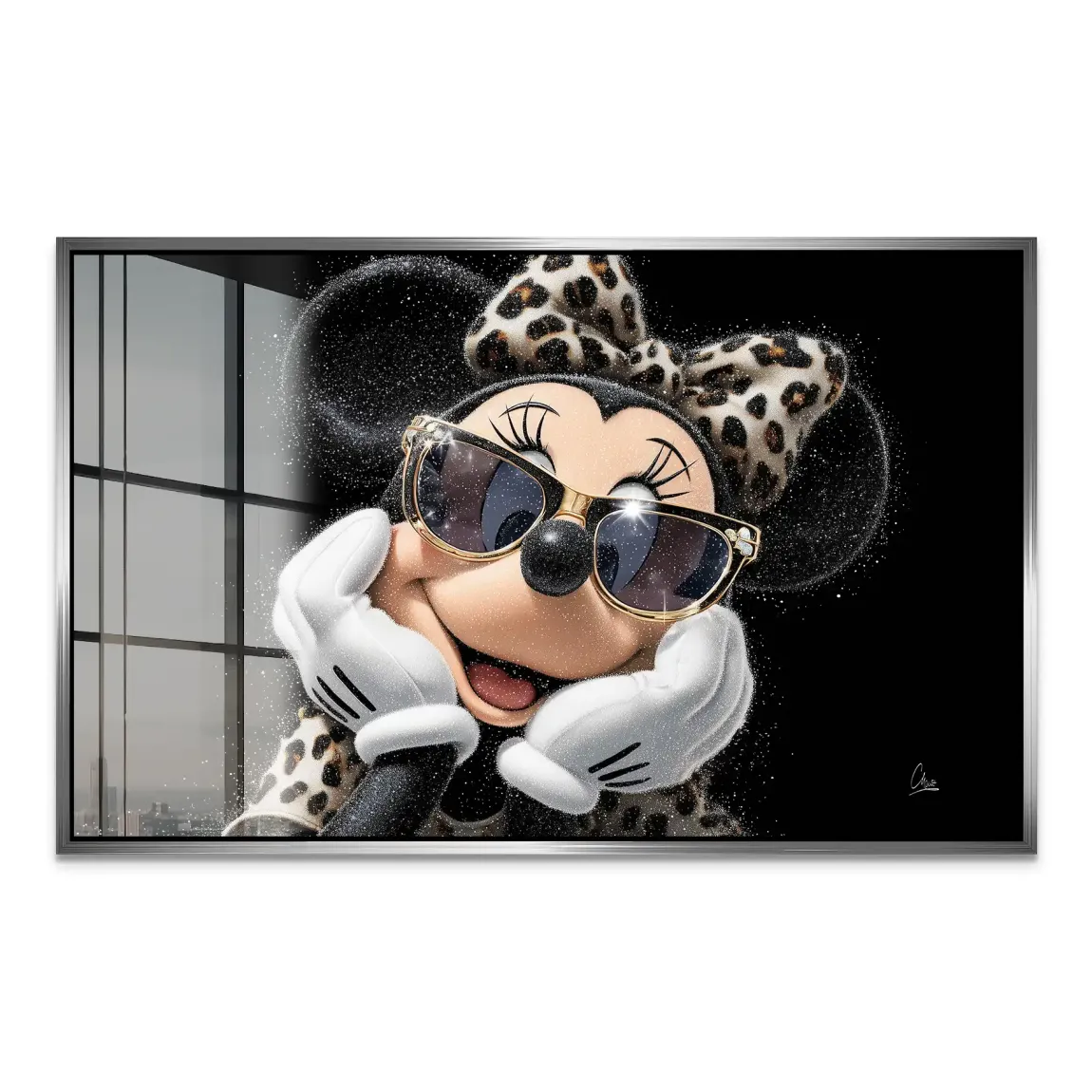 Minnie Maus Chic Spark Acrylglas Bild