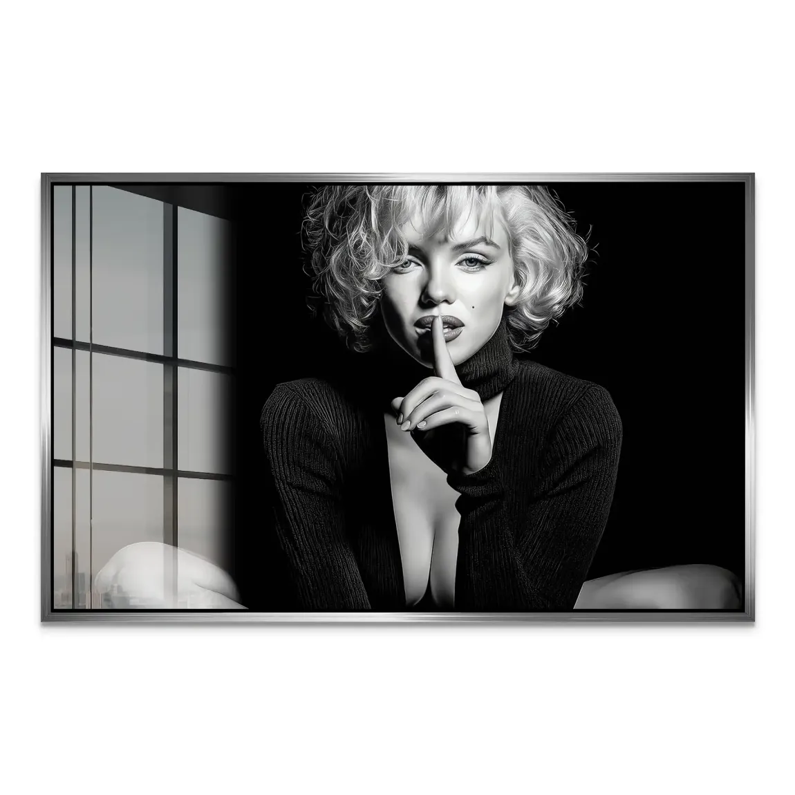 Marilyn Monroe Silent Acrylglas Bild INGALERIE