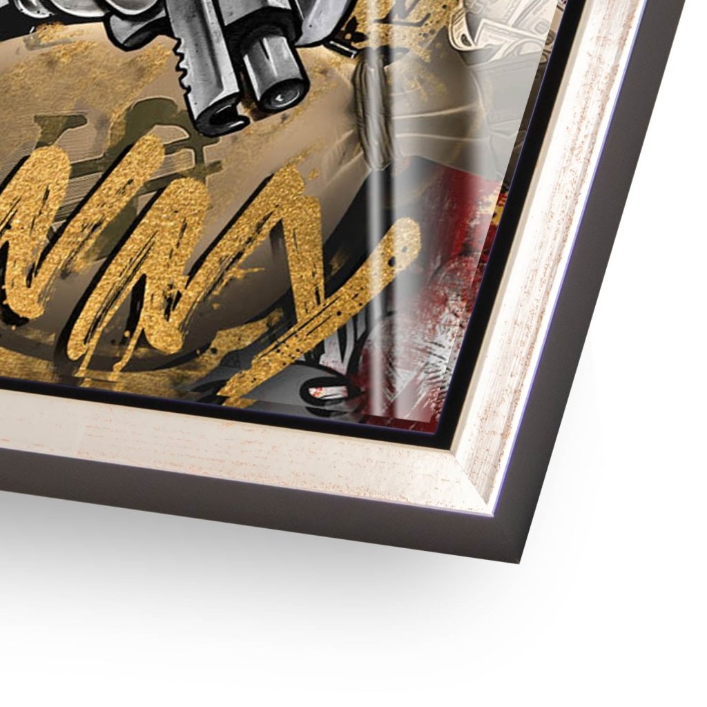 Dagobert Duck No Money Pop Art Acrylglas Bild INGALERIE
