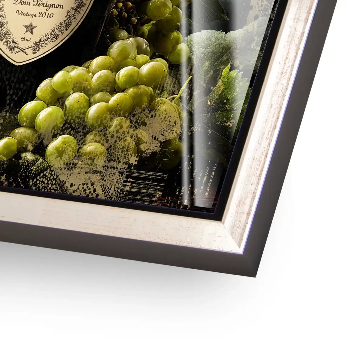 Champagner Reben Acrylglasbild