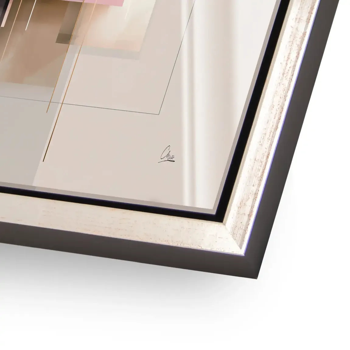 Soft Geometry Acrylglasbild