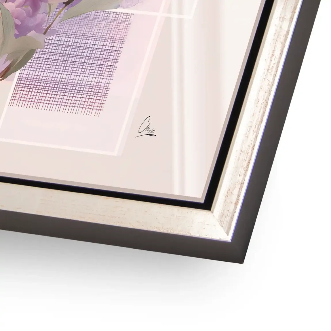 Soft Petal Harmony Acrylglasbild