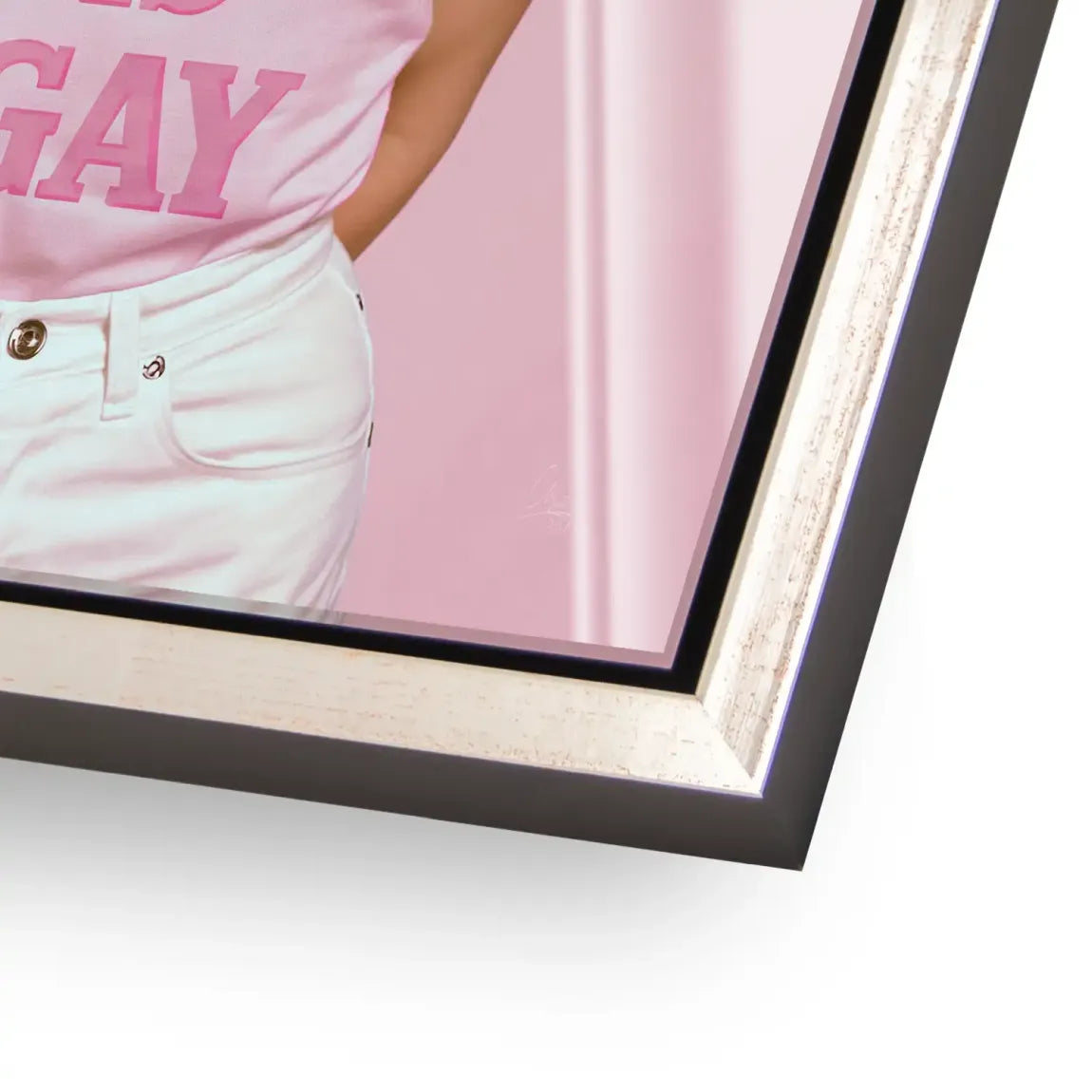 Audrey Hepburn Ken is Gay Acrylglasbild