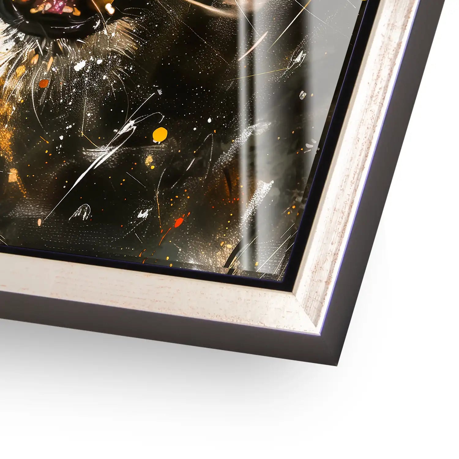 Tiger Abstrakt Acrylglas Bild INGALERIE