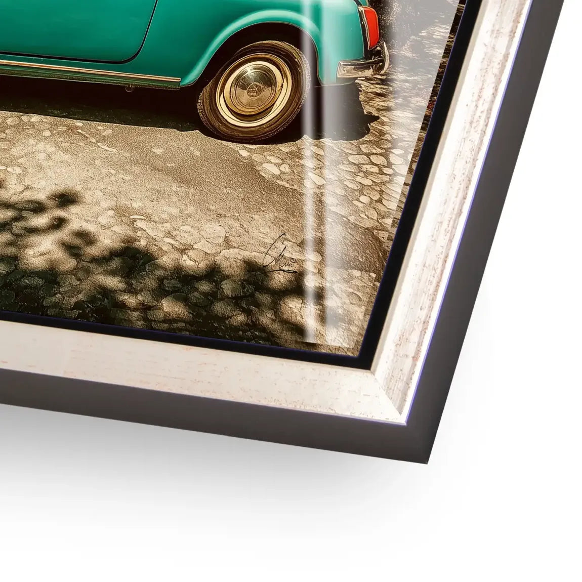 Toskana Fiat Charm Acrylglasbild