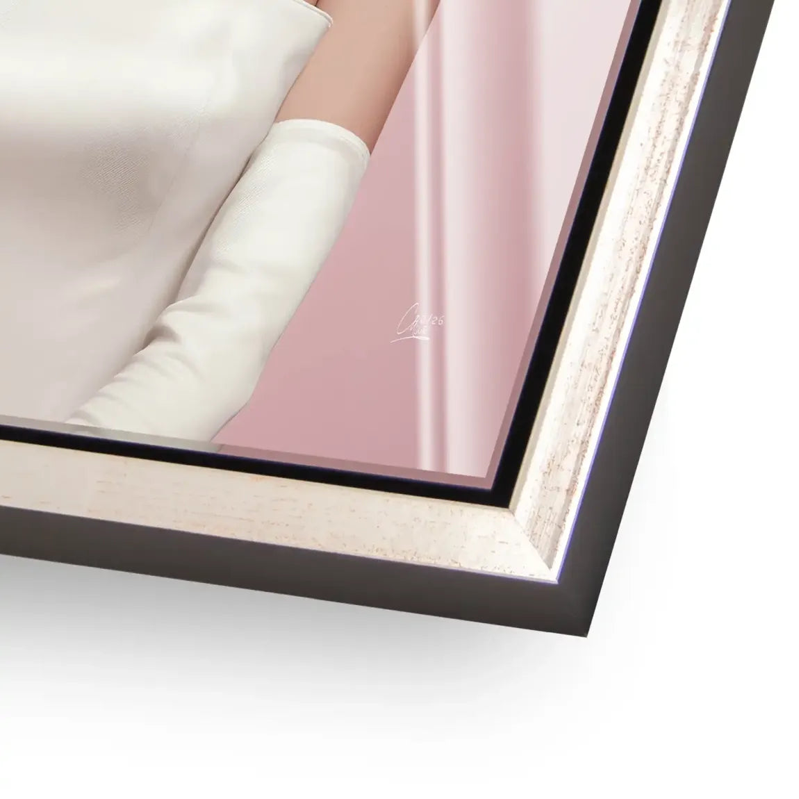 Marilyn Monroe Rosé Acrylglasbild
