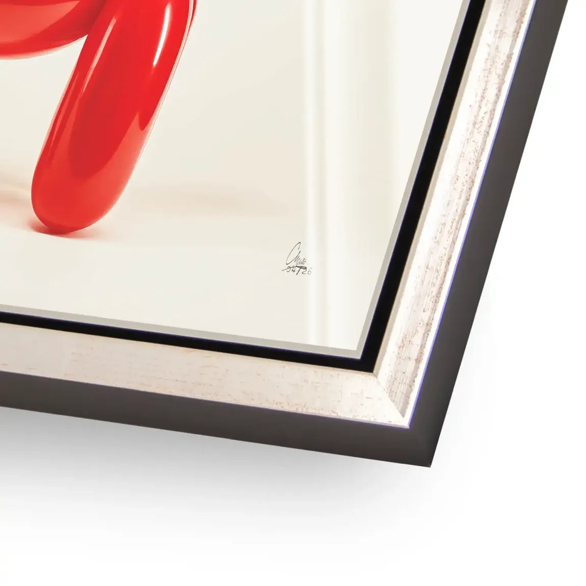 Ballonhund Couture Acrylglasbild