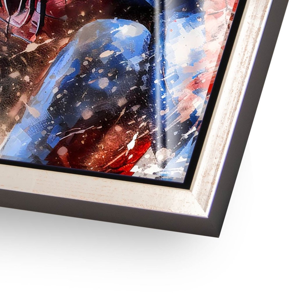 Pop Art Acrylglas Bild Spiderman Abstrakt INGALERIE