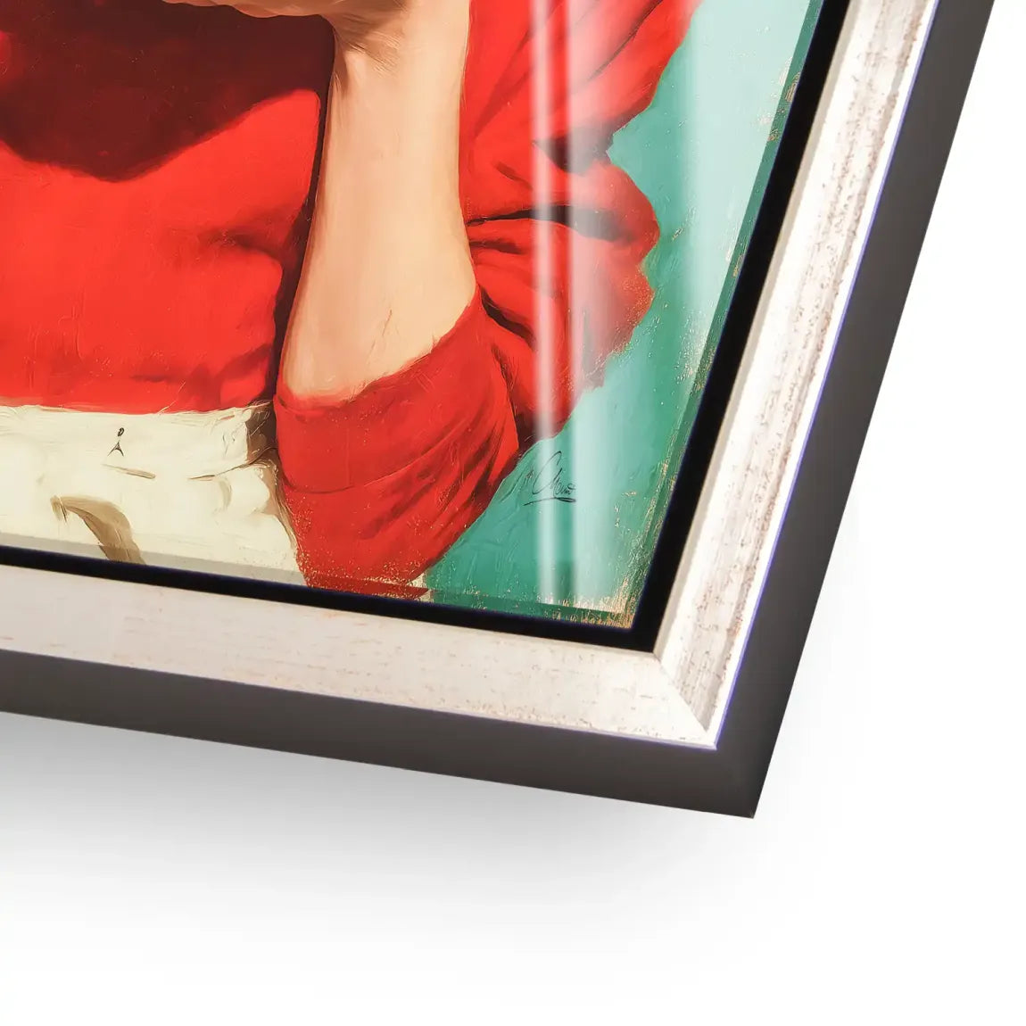 Audrey Hepburn Pasta Moments Acrylglasbild
