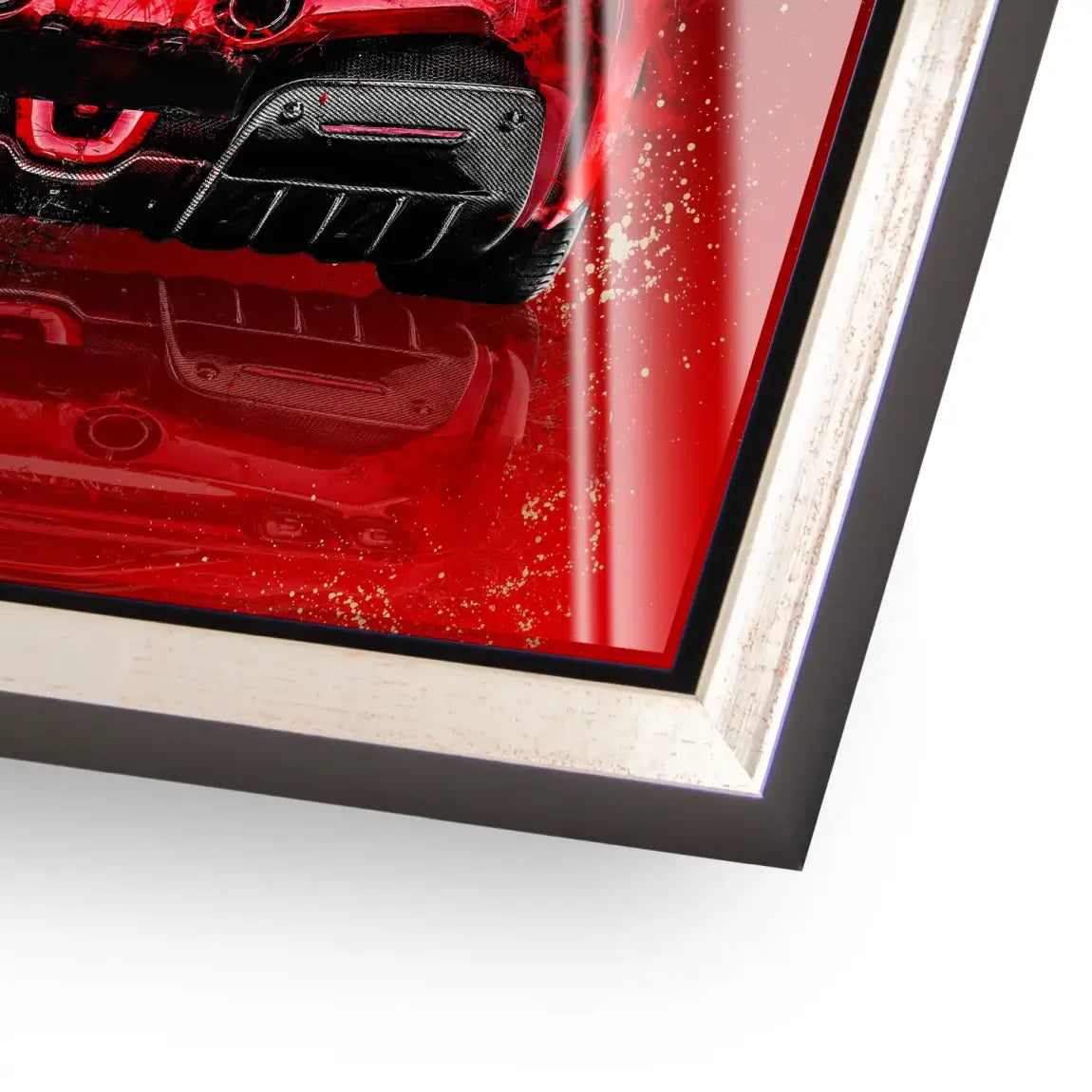 Ferrari Red Art Acrylglasbild