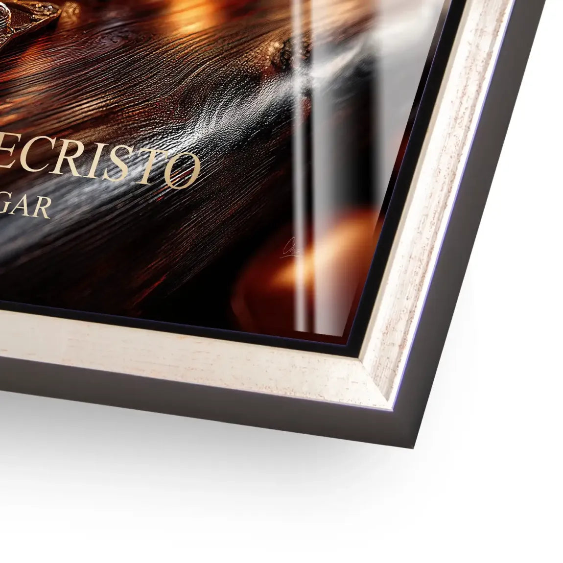 Amber Delight Cognac Acrylglasbild