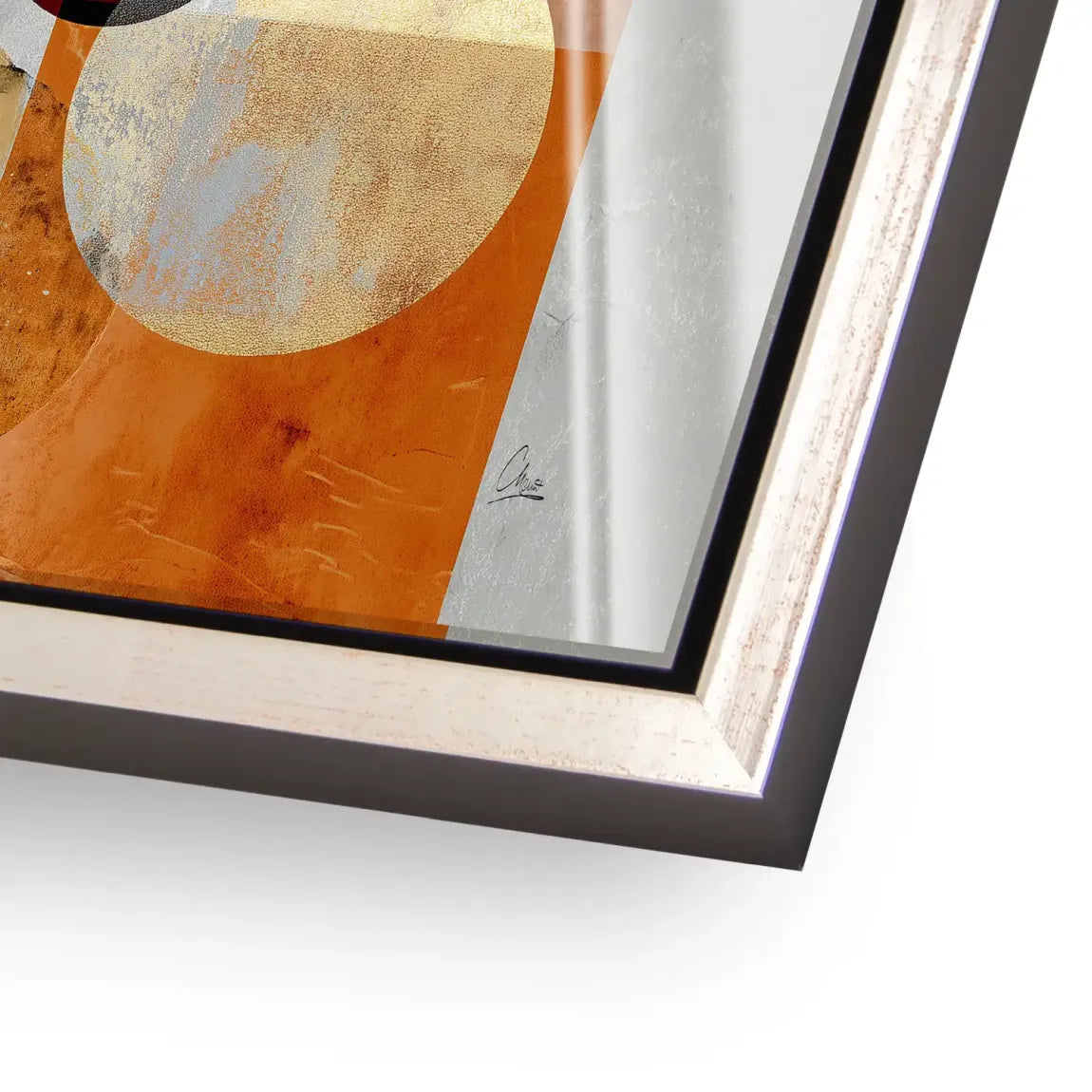 Golden Orbit Acrylglasbild