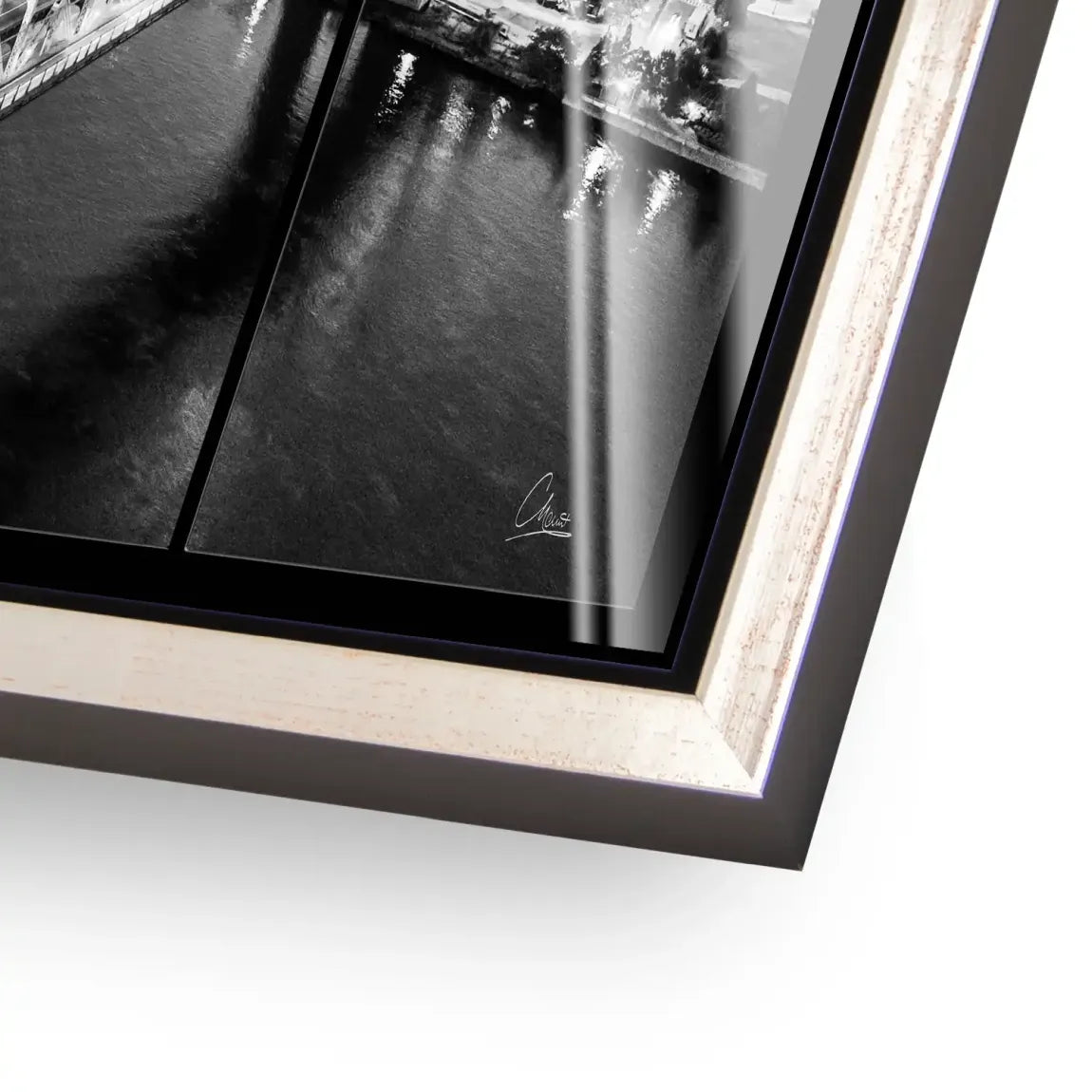 Bridge Lights New York Acrylglasbild