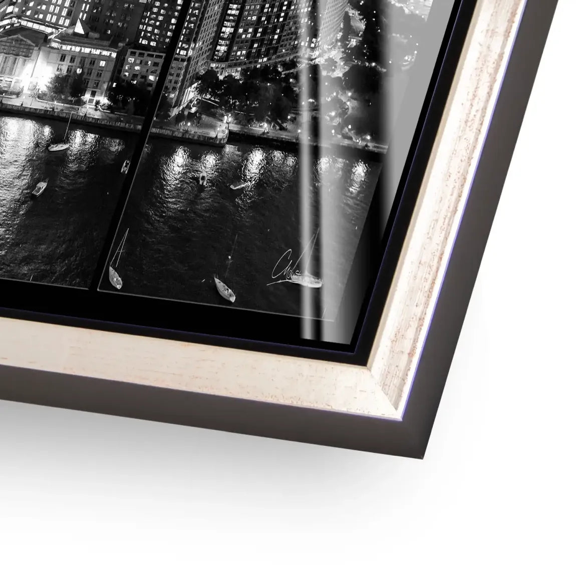 City Lights New York Acrylglasbild