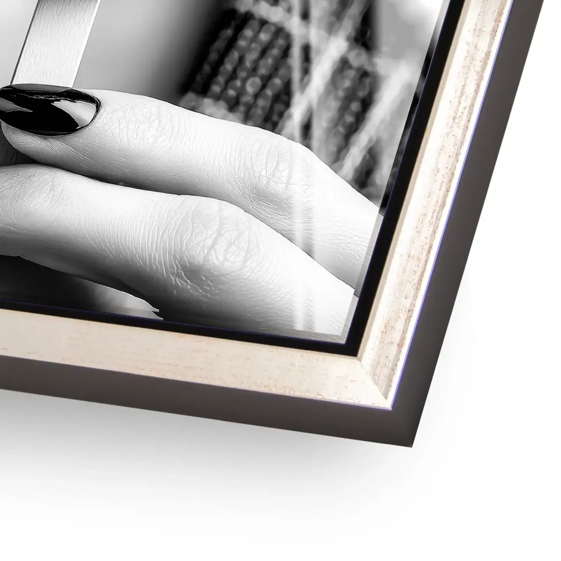 Noir Ice Couture Chanel Acrylglasbild
