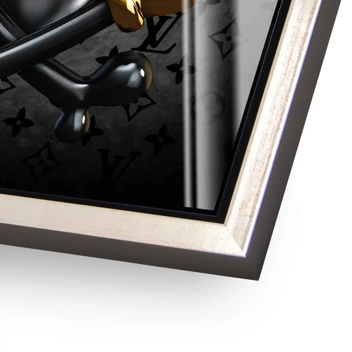 Money Skull Duck Acrylglasbild