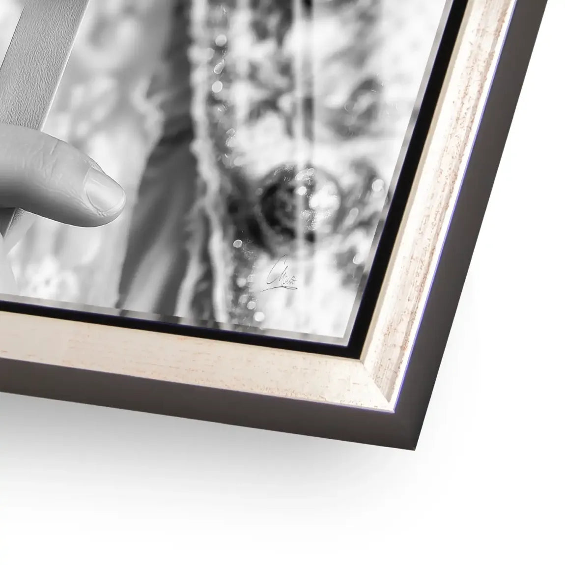 Gucci Ice Couture Noir Acrylglasbild