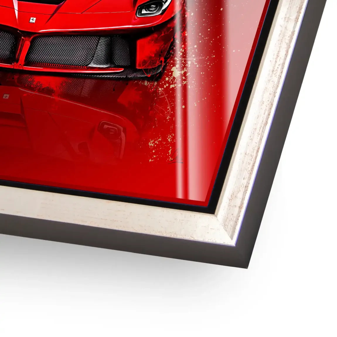 Red Prestige Ferrari Acrylglasbild