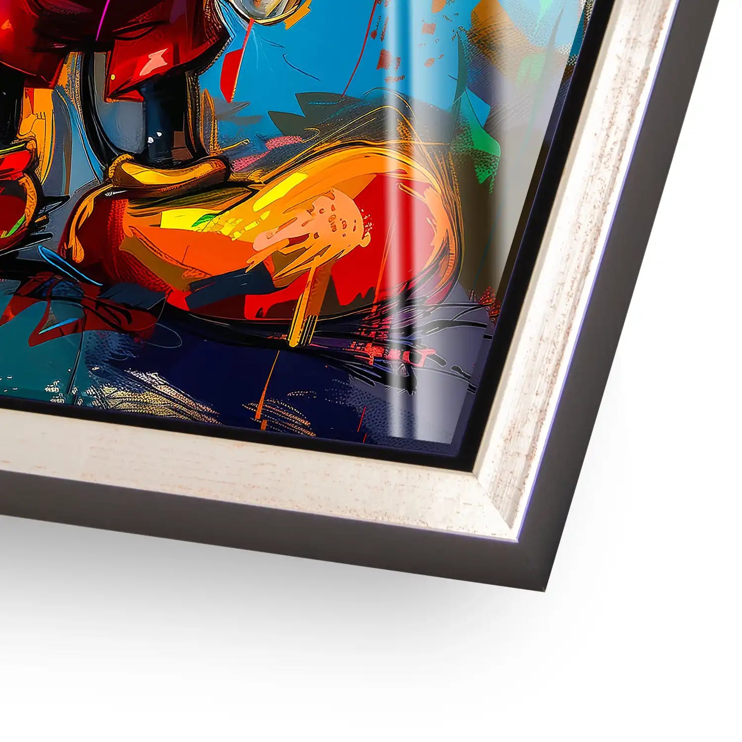 Micky Abstrakt Paint Acrylglas Bild INGALERIE