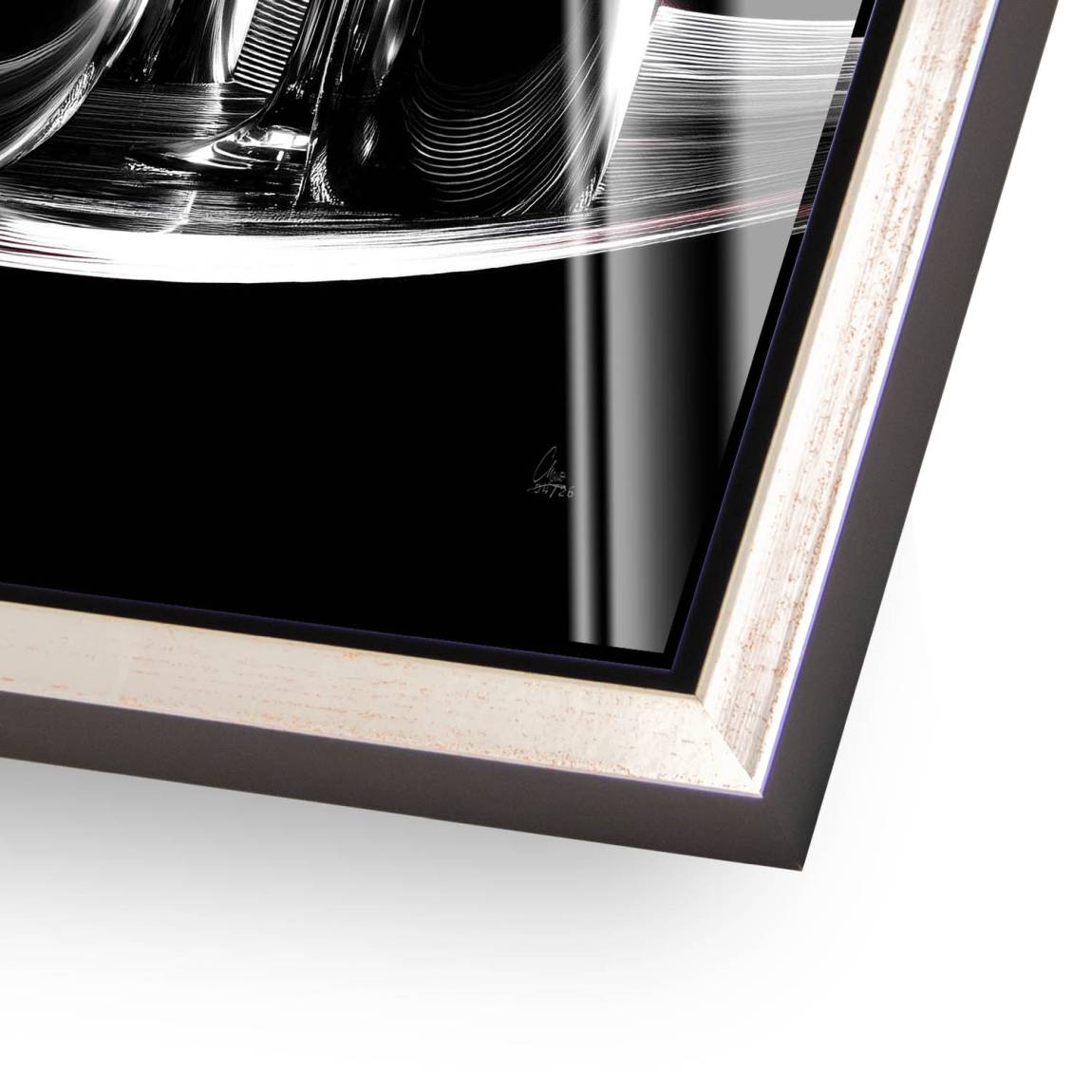 Wein Noir Acrylglasbild