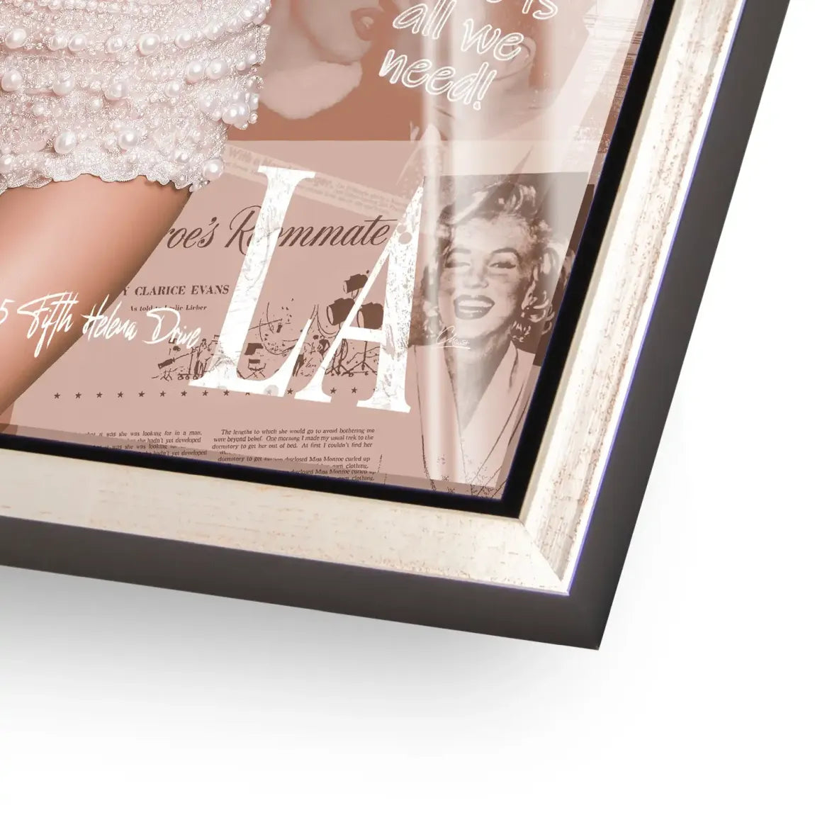 Hollywood Glam Marilyn Acrylglasbild