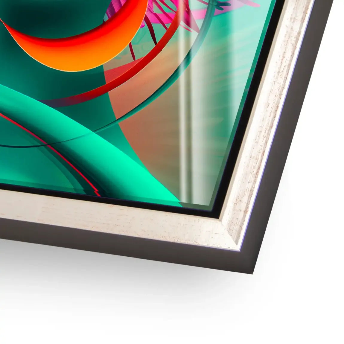 Neonpoesie der Stille Acrylglasbild INGALERIE