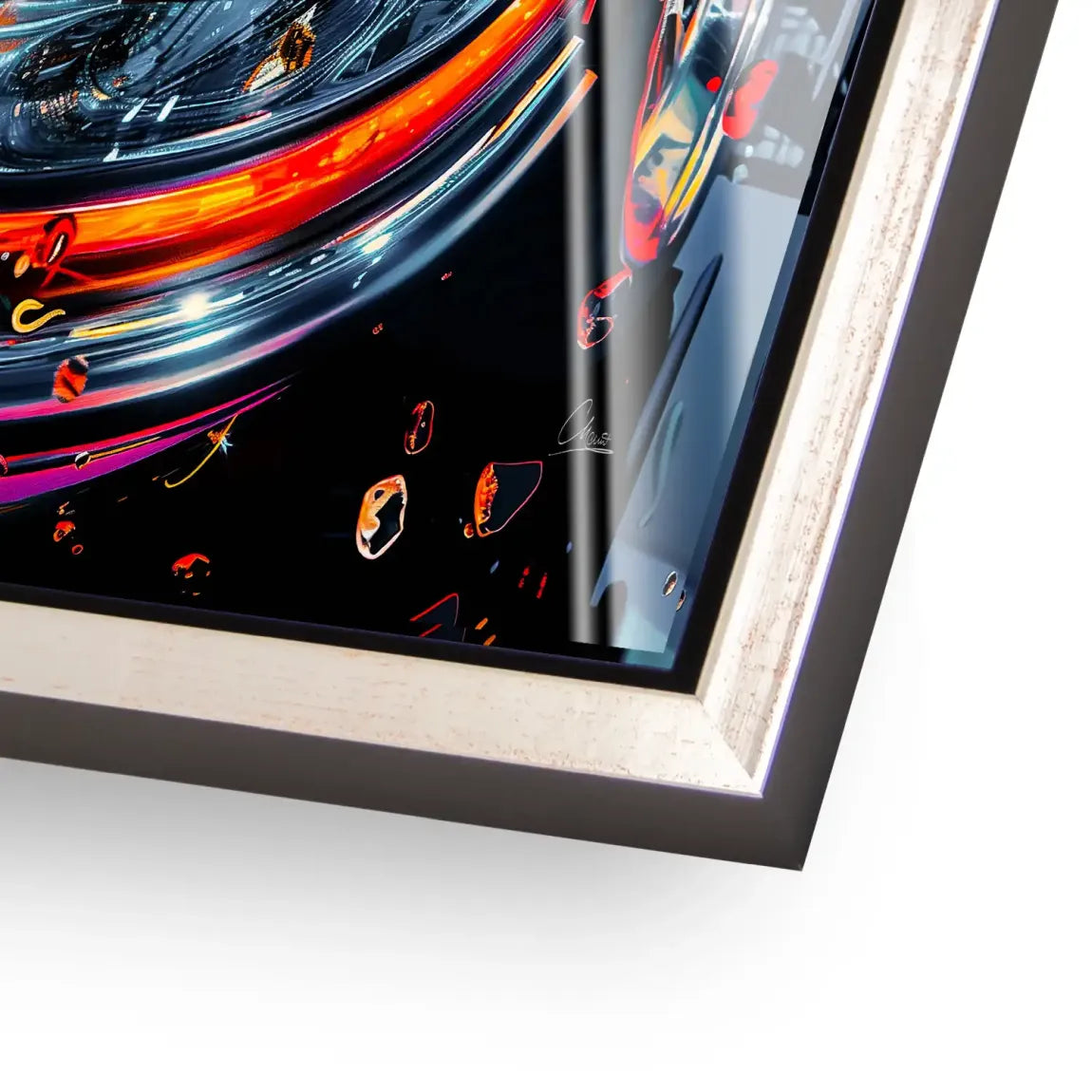 Vivid Motion 911 Porsche Acrylglasbild