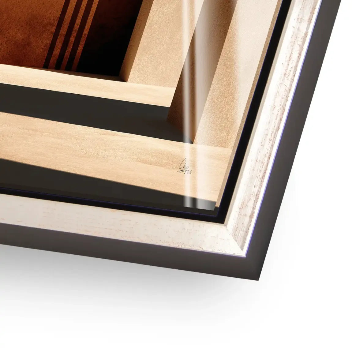 Sonnenbogen Architektur Acrylglasbild