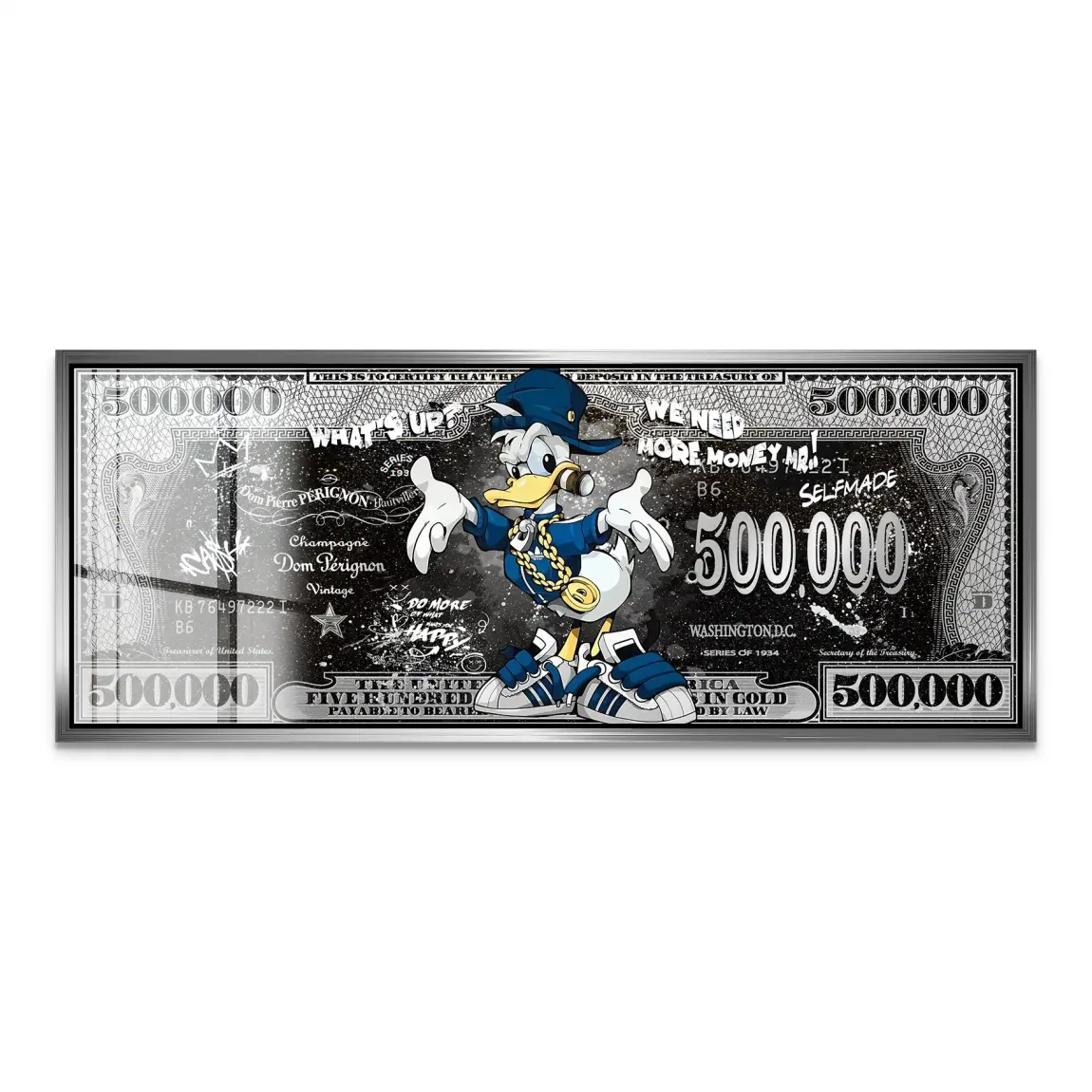 Donald Duck Whats up Dollar Acrylglas Bild INGALERIE