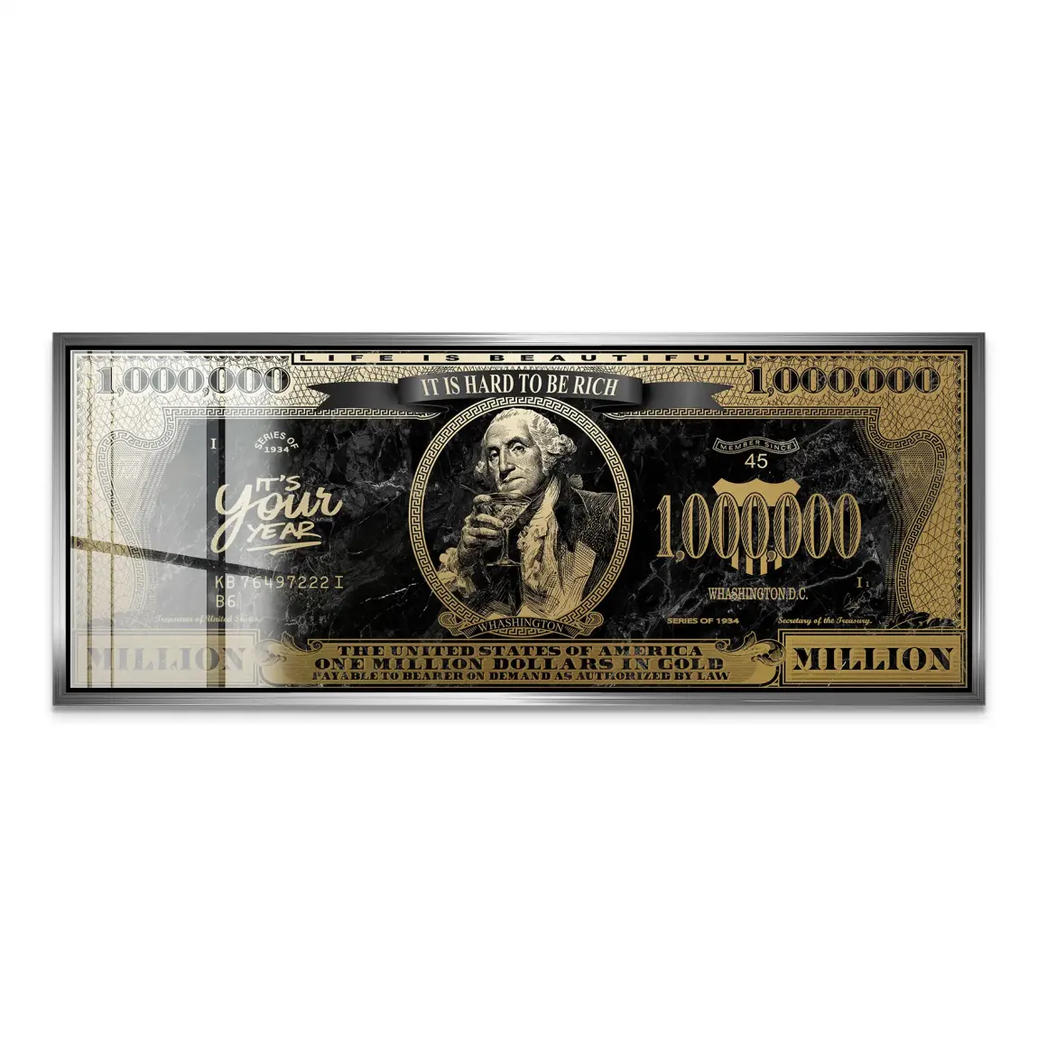 Million Vision George Washington Acrylglas Bild