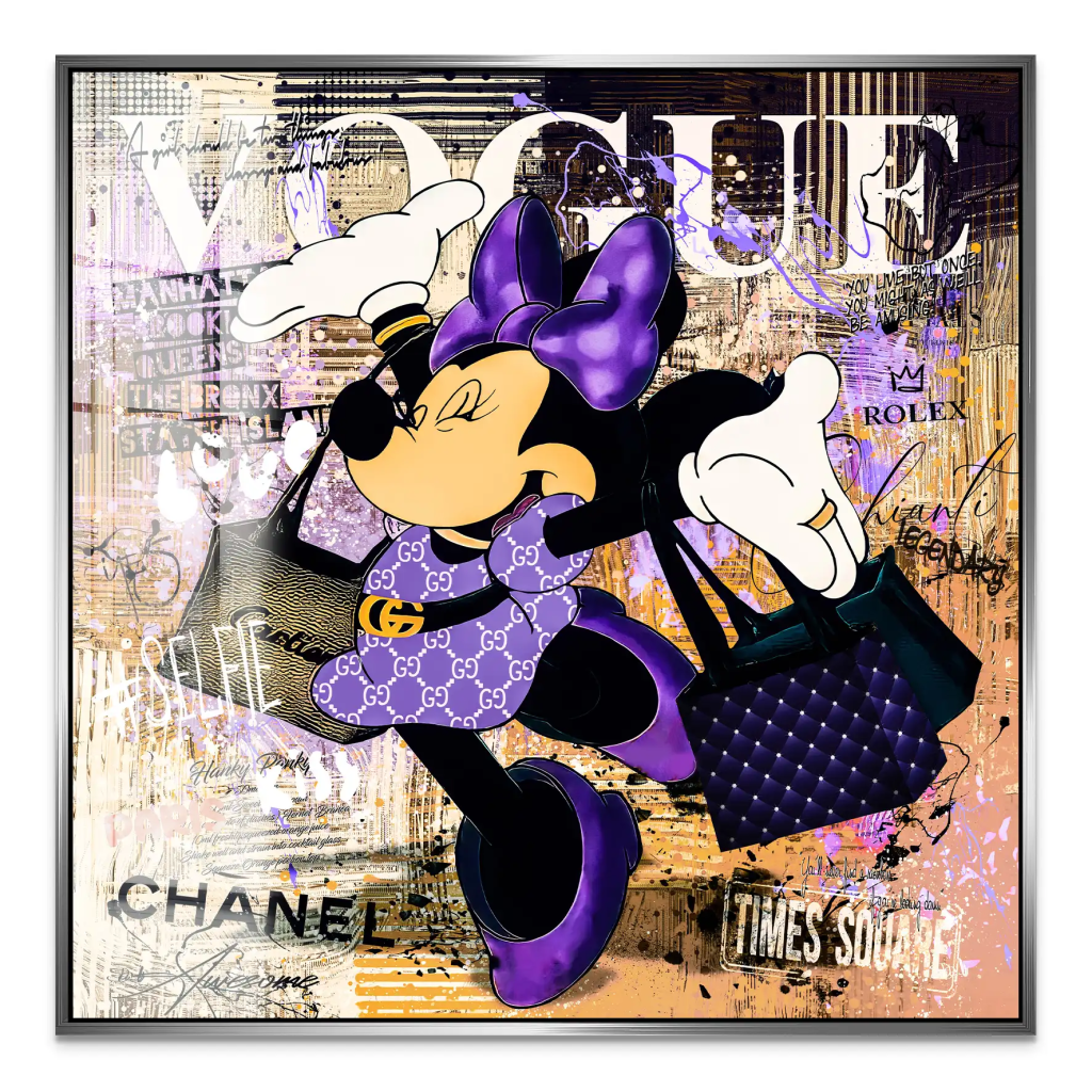 Minnie Vogue Acrylglas Bild INGALERIE