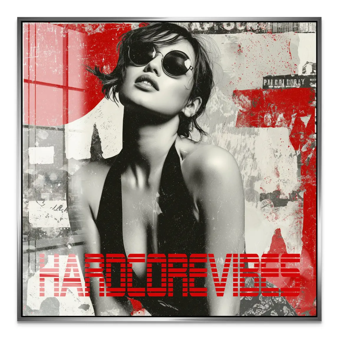 Hardcore Vibes Acrylglas Bild