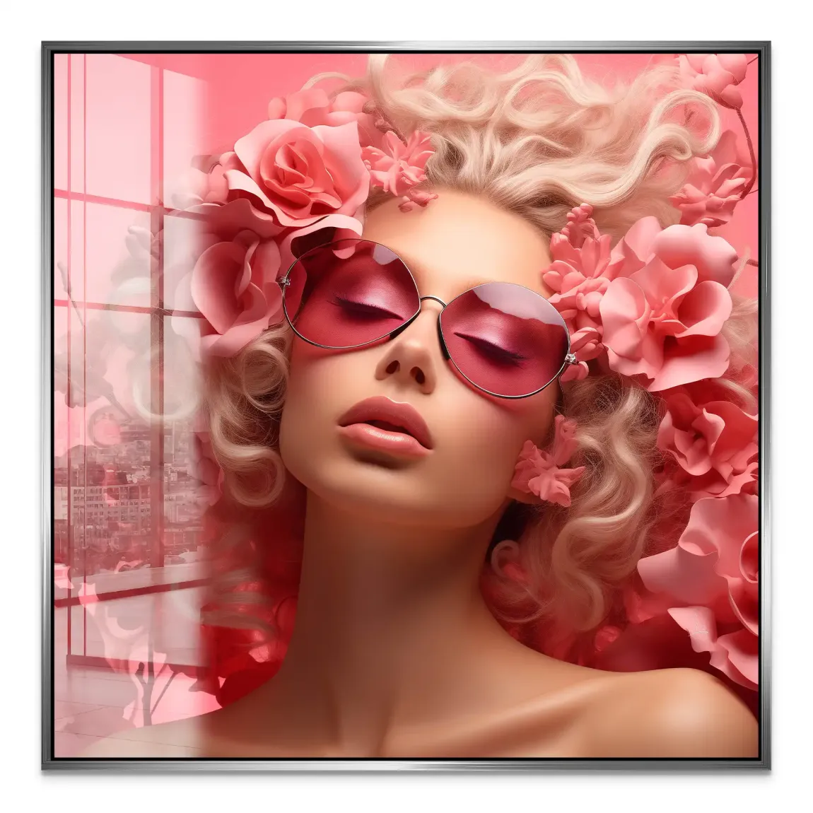 Pink Mirage Acrylglas Bild