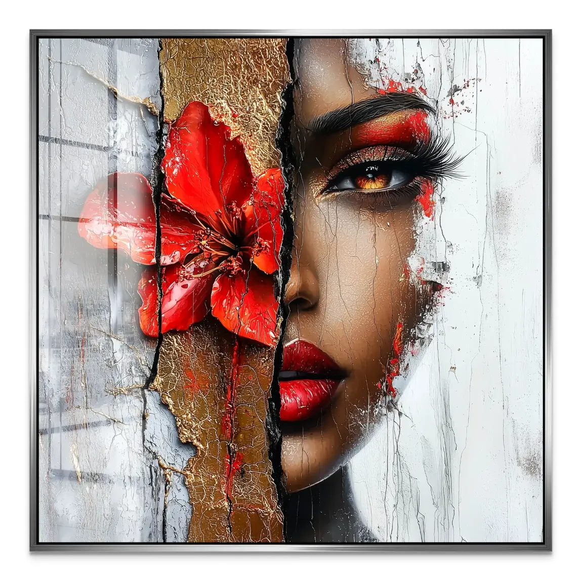 Red Blossom Beauty Acrylglas Bild INGALERIE