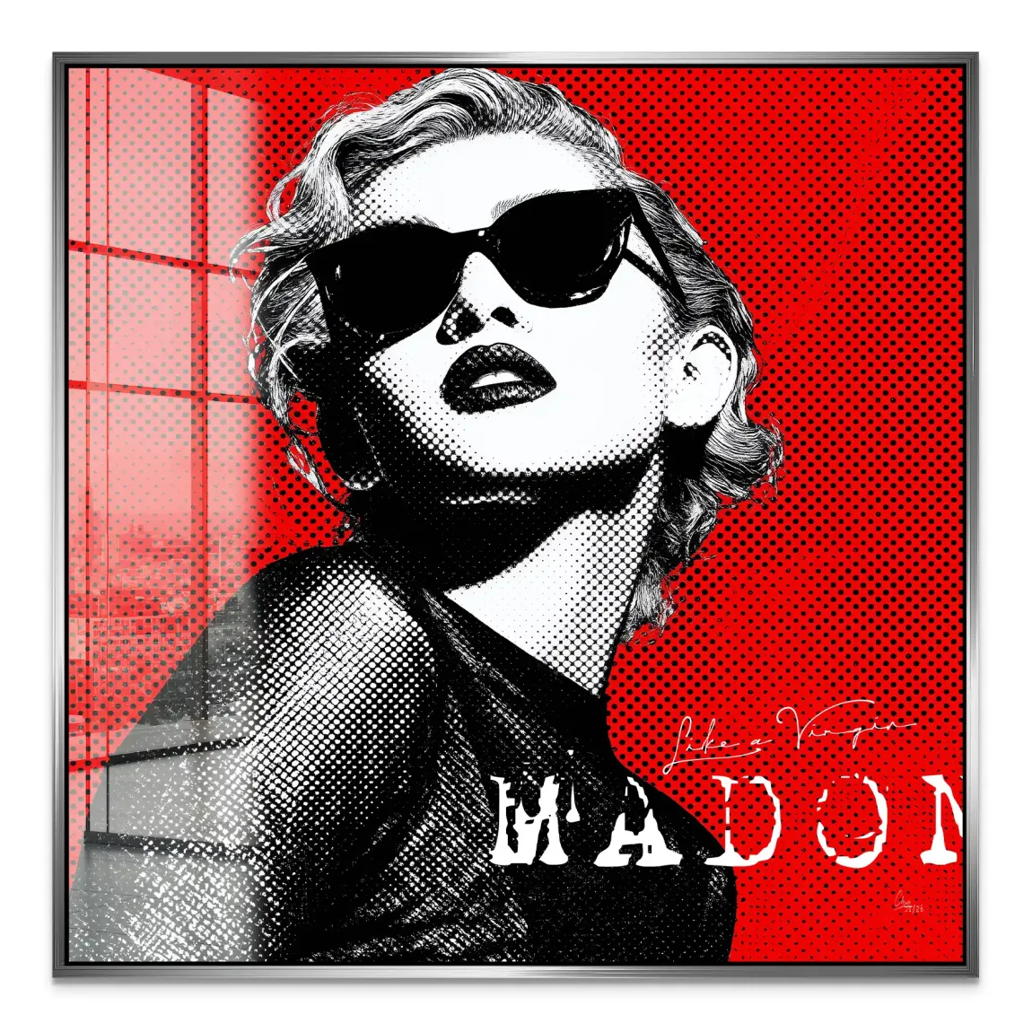 Rebel Madonna Acrylglas Bild