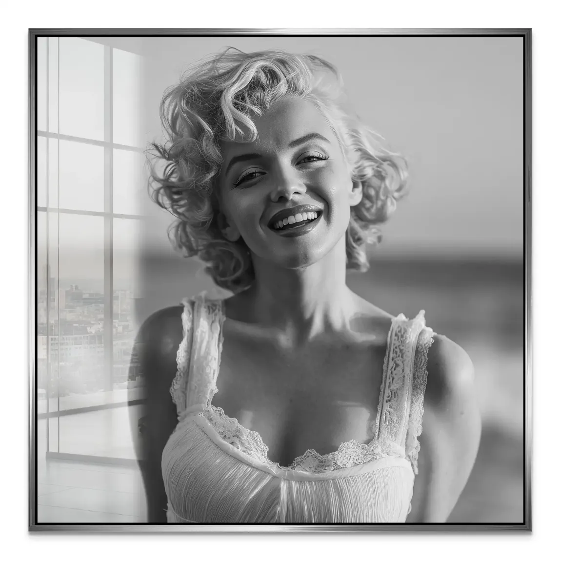 Marilyn Monroe Summer Beach Acrylglas Bild