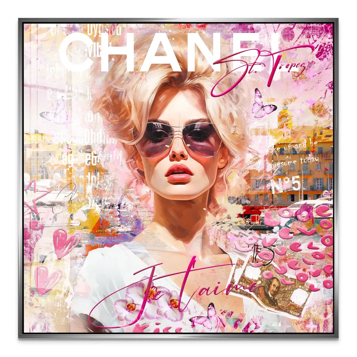 Bardot St Tropez Art Acrylglas Bild