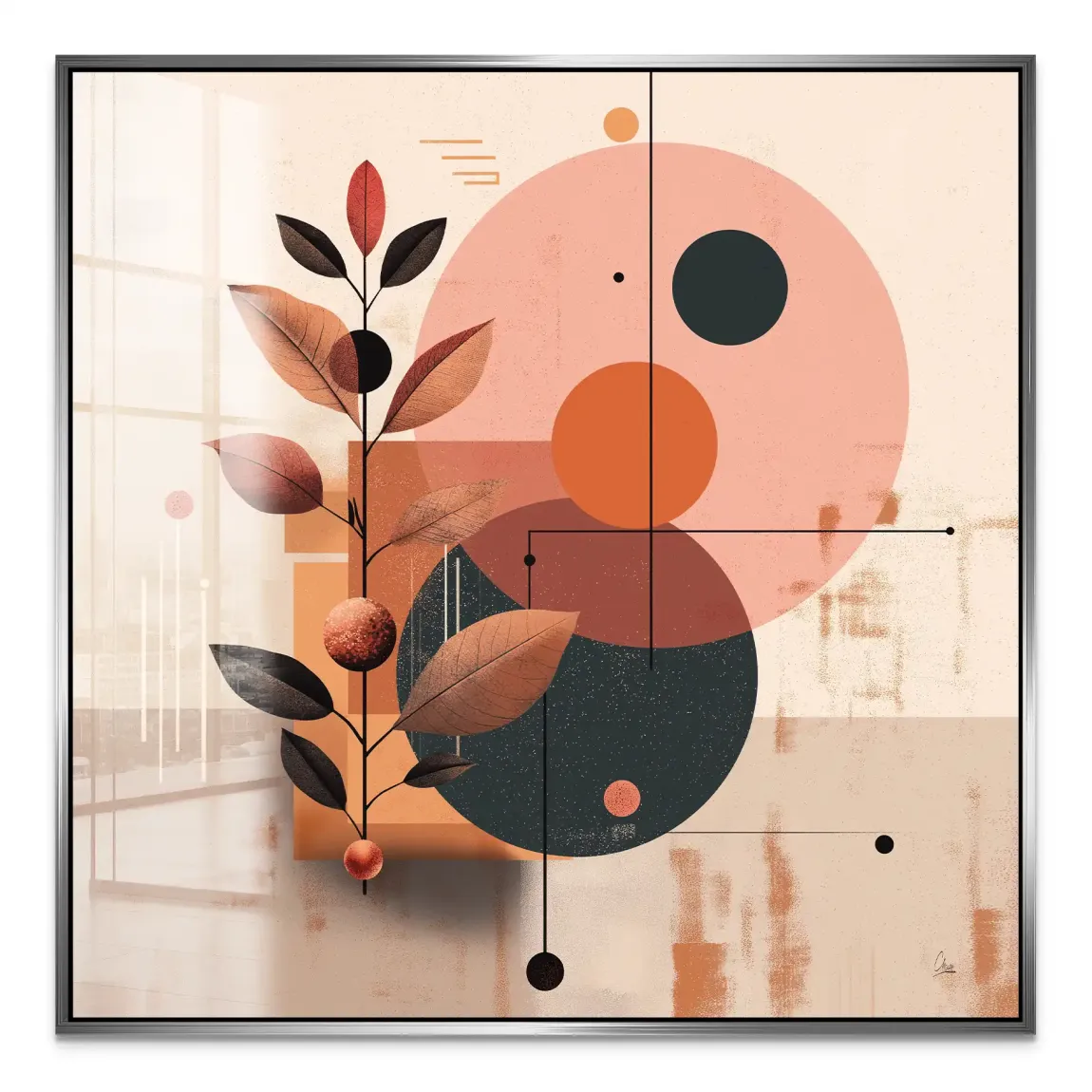 Terra Balance Acrylglas Bild