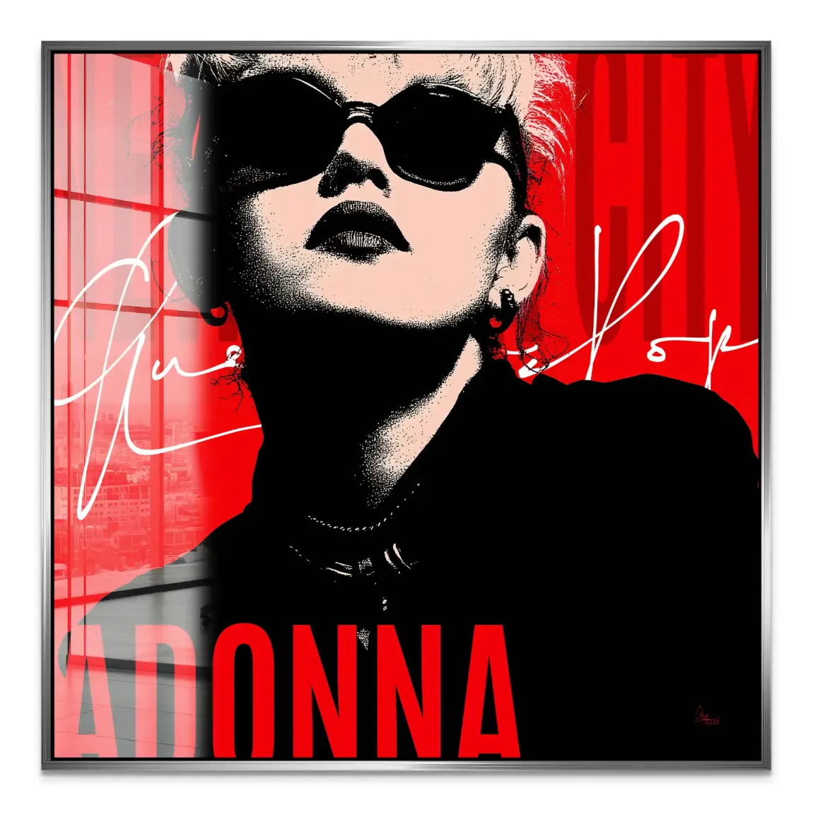 Madonna Pop Acrylglas Bild
