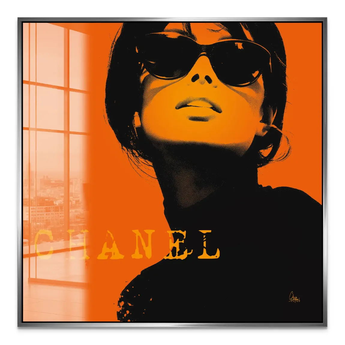 Chanel Glam Acrylglas Bild