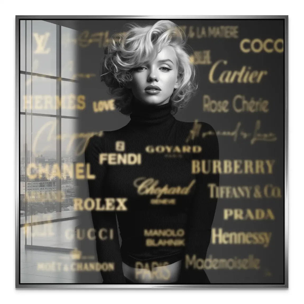Marilyn Monroe Luxury Acrylglas Bild