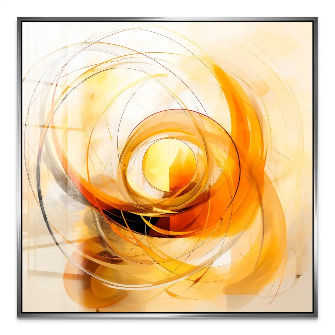 Sonnenwirbel – Energie im Fluss Acrylglas Bild INGALERIE